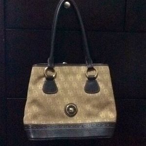 Dooney and Bourke logo leather hand Bag
